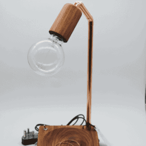 Wood Cup Bowl Lamp
