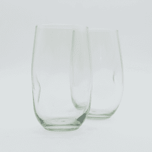Indented Tall Glass