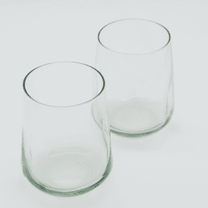 Indented Wine/Whiskey Tumbler